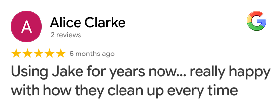 5-star Google review for Sealstone Exterior Services in Staffordshire